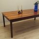 Table en palissandre, design danois, années 1970, production : Danemark