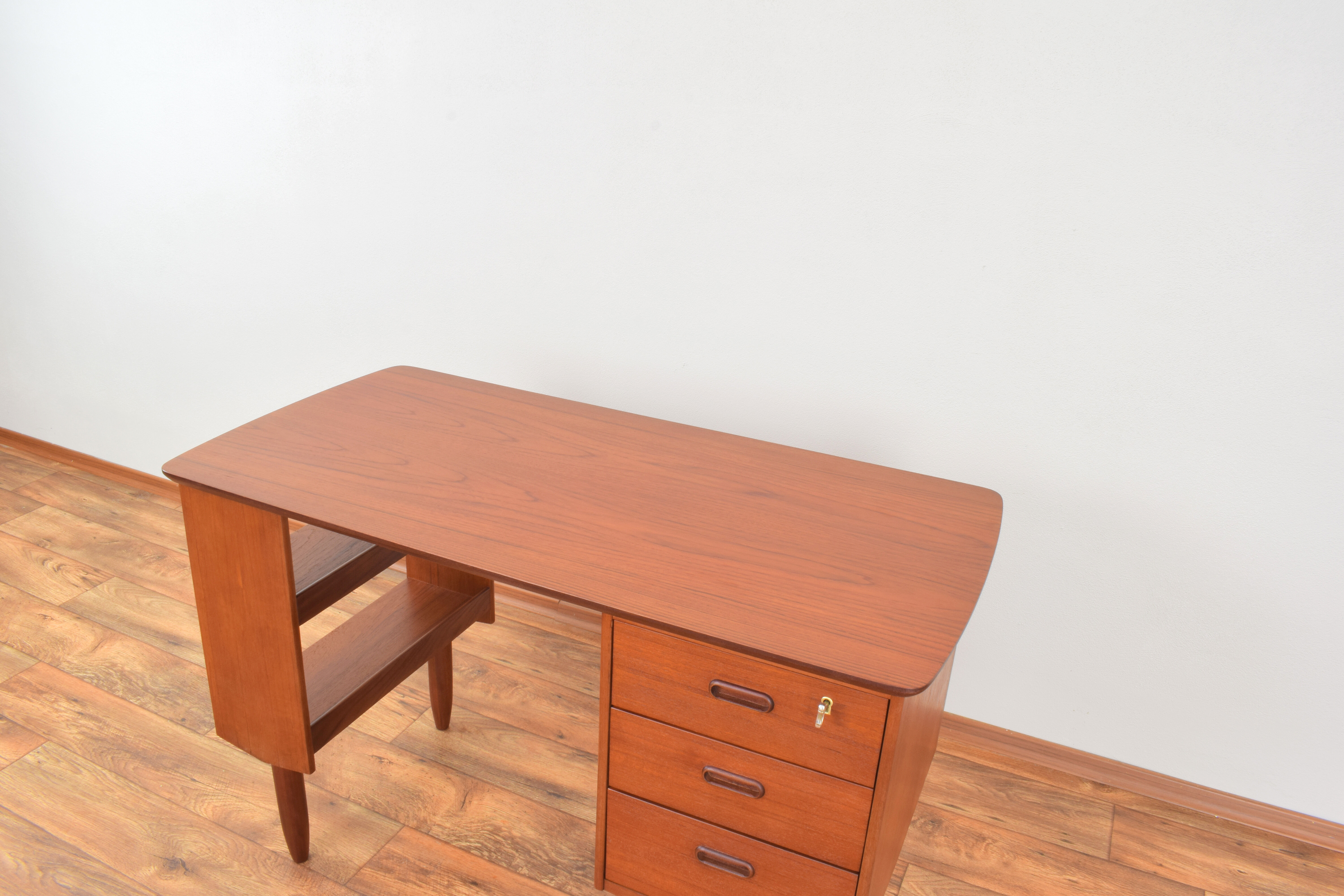 Mid-Century Danish Teak Desk, 1960s.
