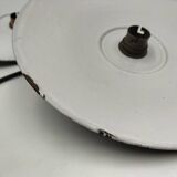 Set of 3 enameled sheet metal pendants