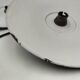 Set of 3 enameled sheet metal pendants
