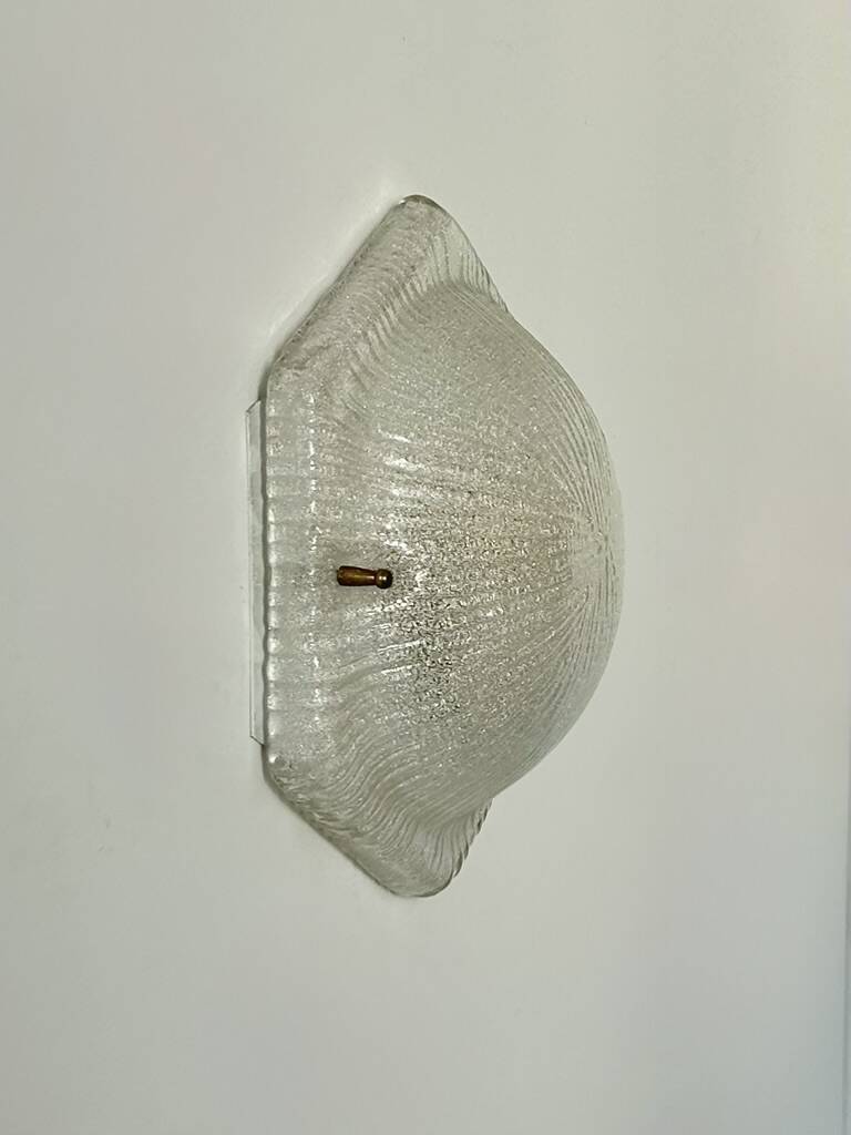 Vintage Murano glass wall light, Italy, 1970.