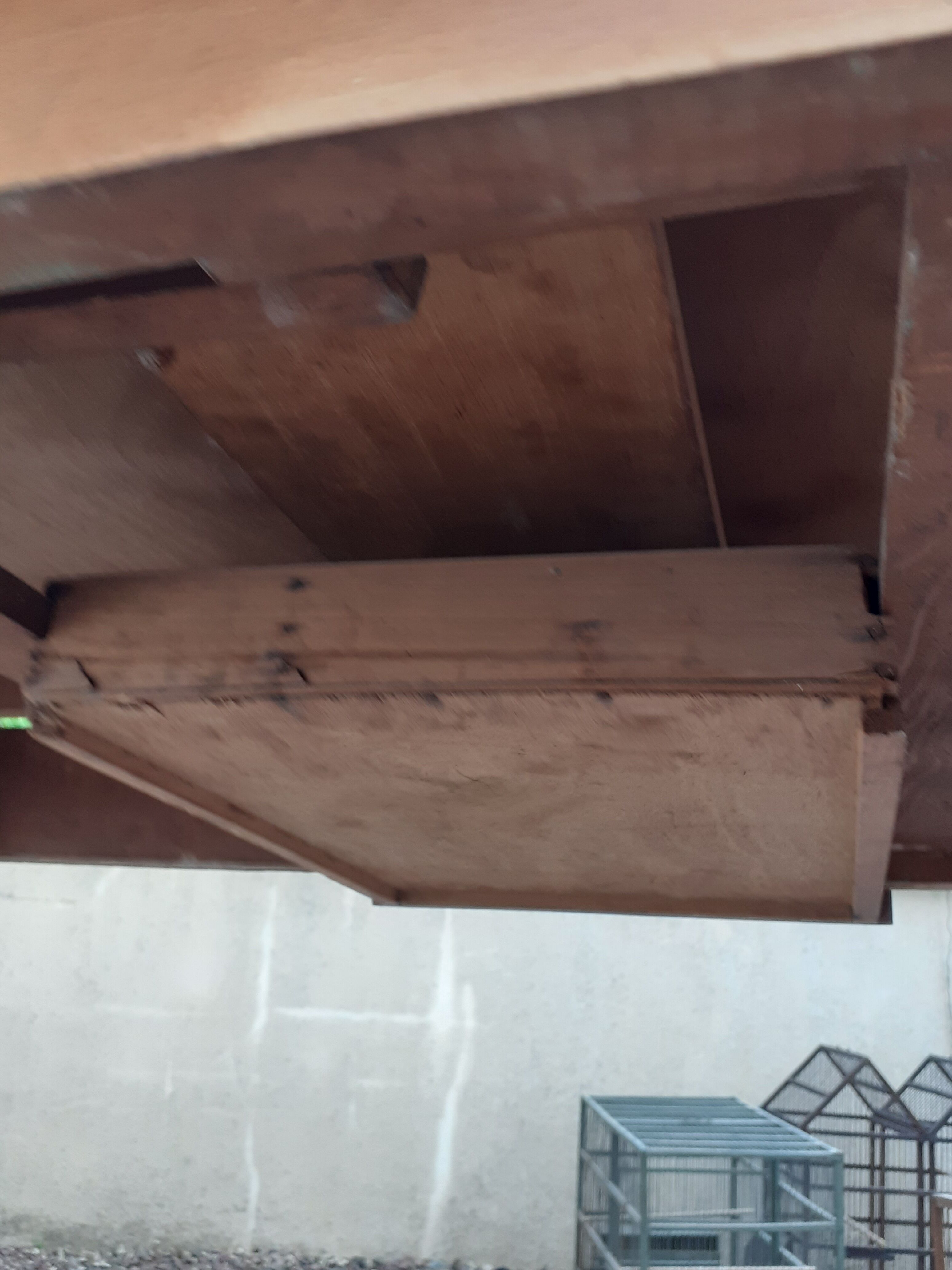 Vintage wooden formica kitchen table