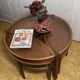 Mid century retro vintage teak trinity coffee table by nathan 1960