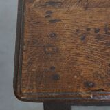 Large Antique English Side Table/Stool