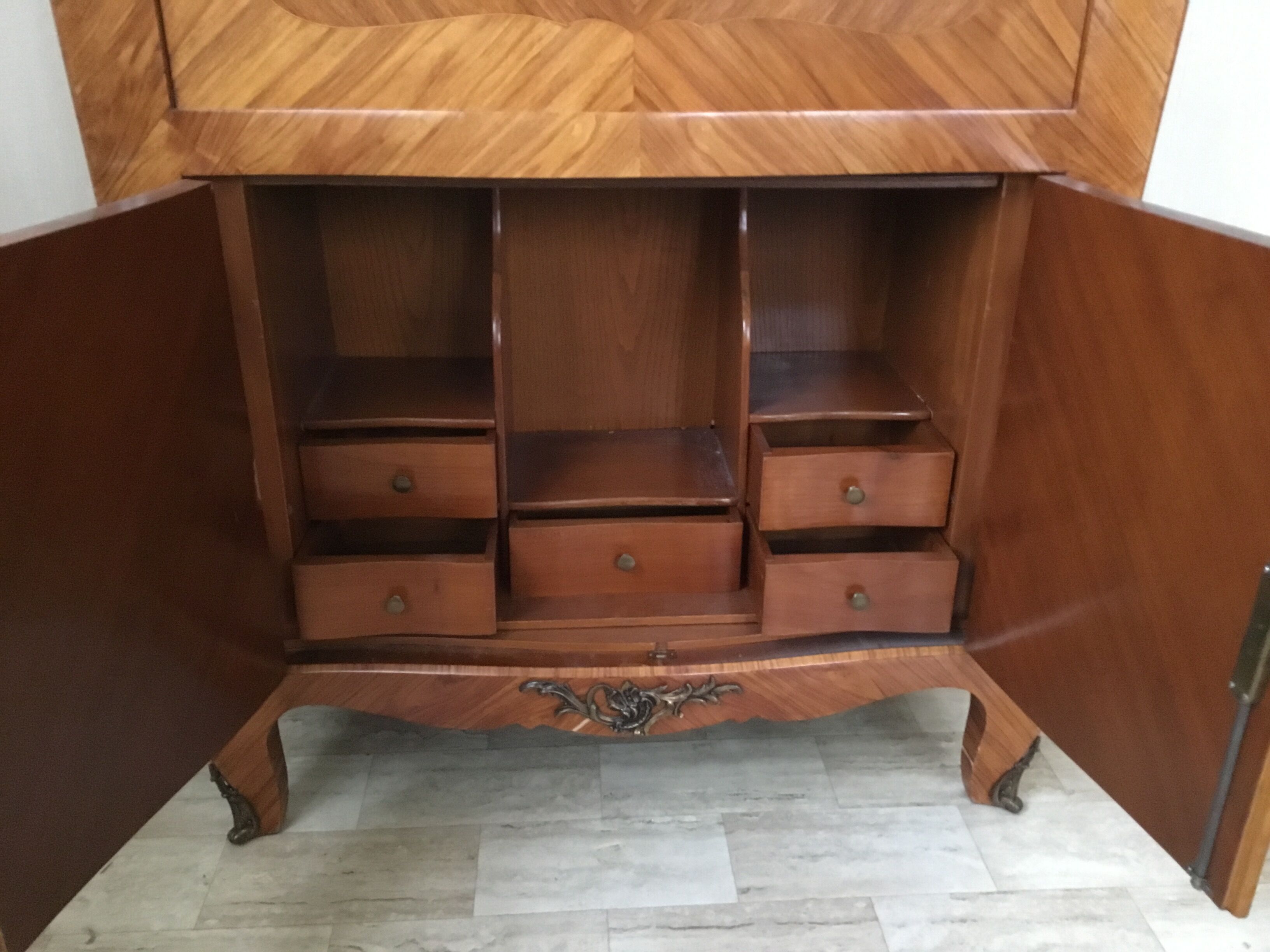 Louis XV style branded secretary
