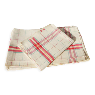 5 old tea towels in new métis