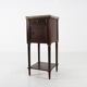 French 19th century Empire nightstand in wood with marble top