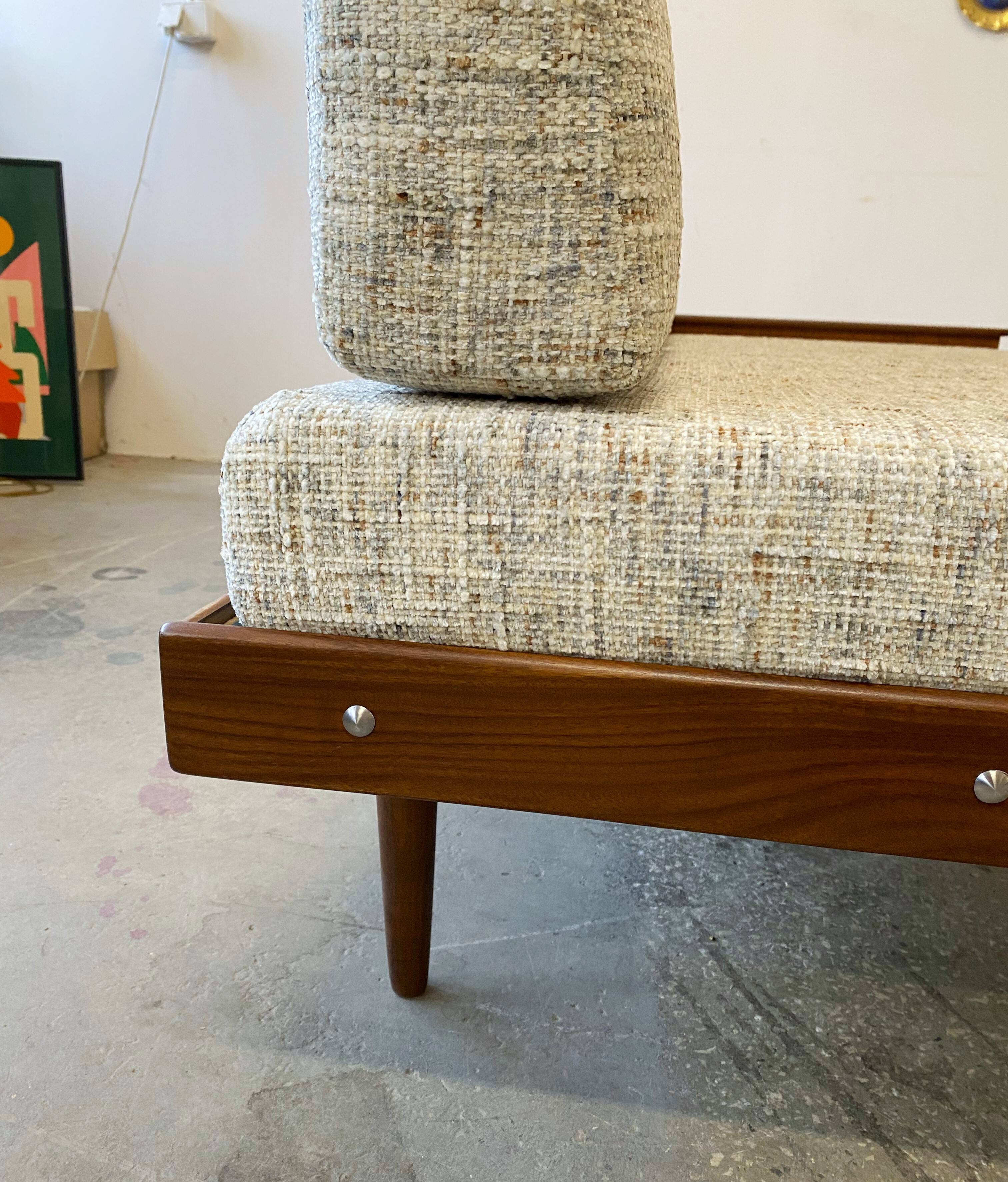 Daybed sofa, Scandinavian 1960s/1970s, vintage, mid-century modern