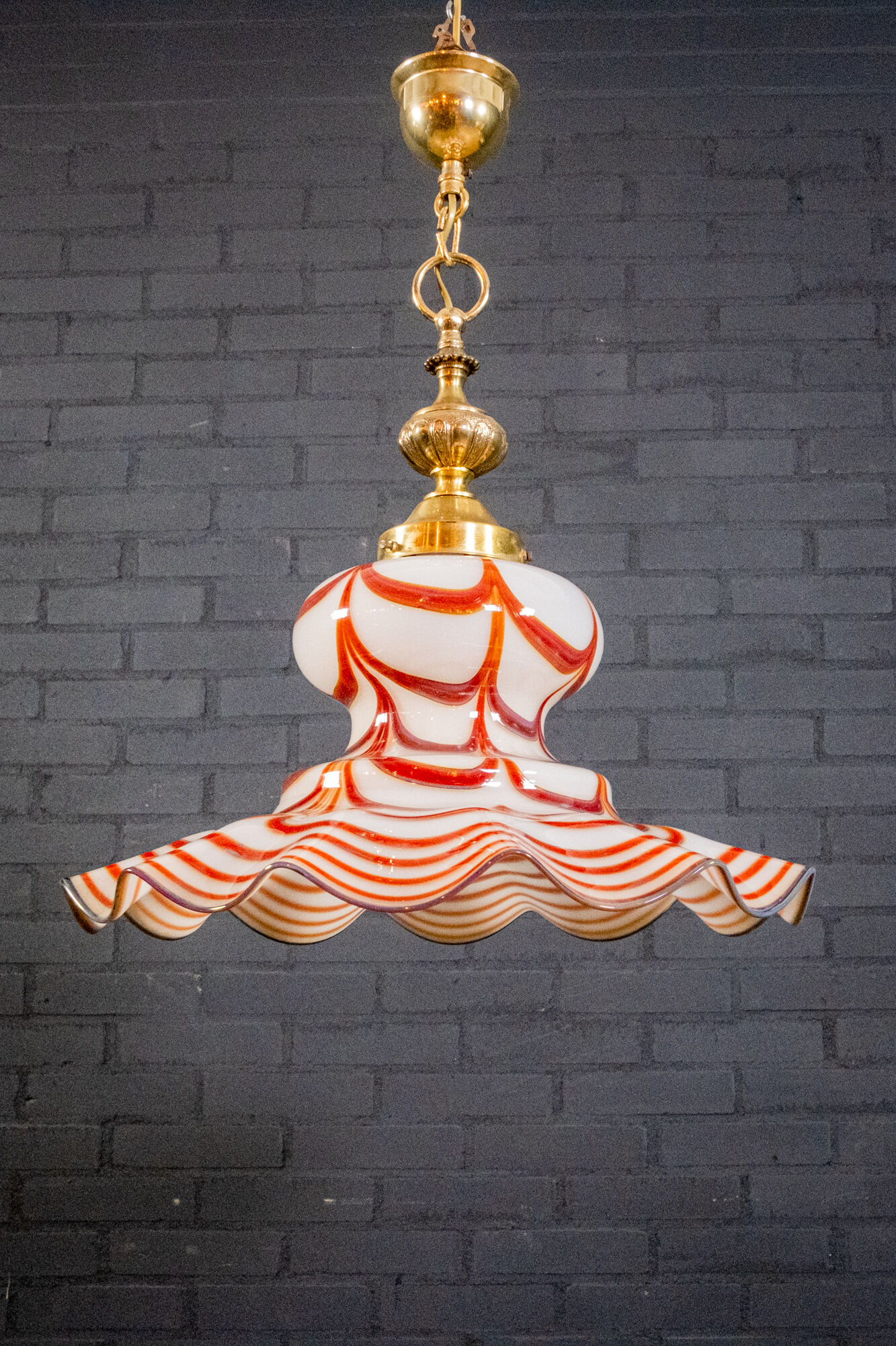 Hand Blown Murano Pendant Lamp Italian Design