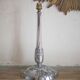 Art Deco table lamp, living room lamp, floral lamp base