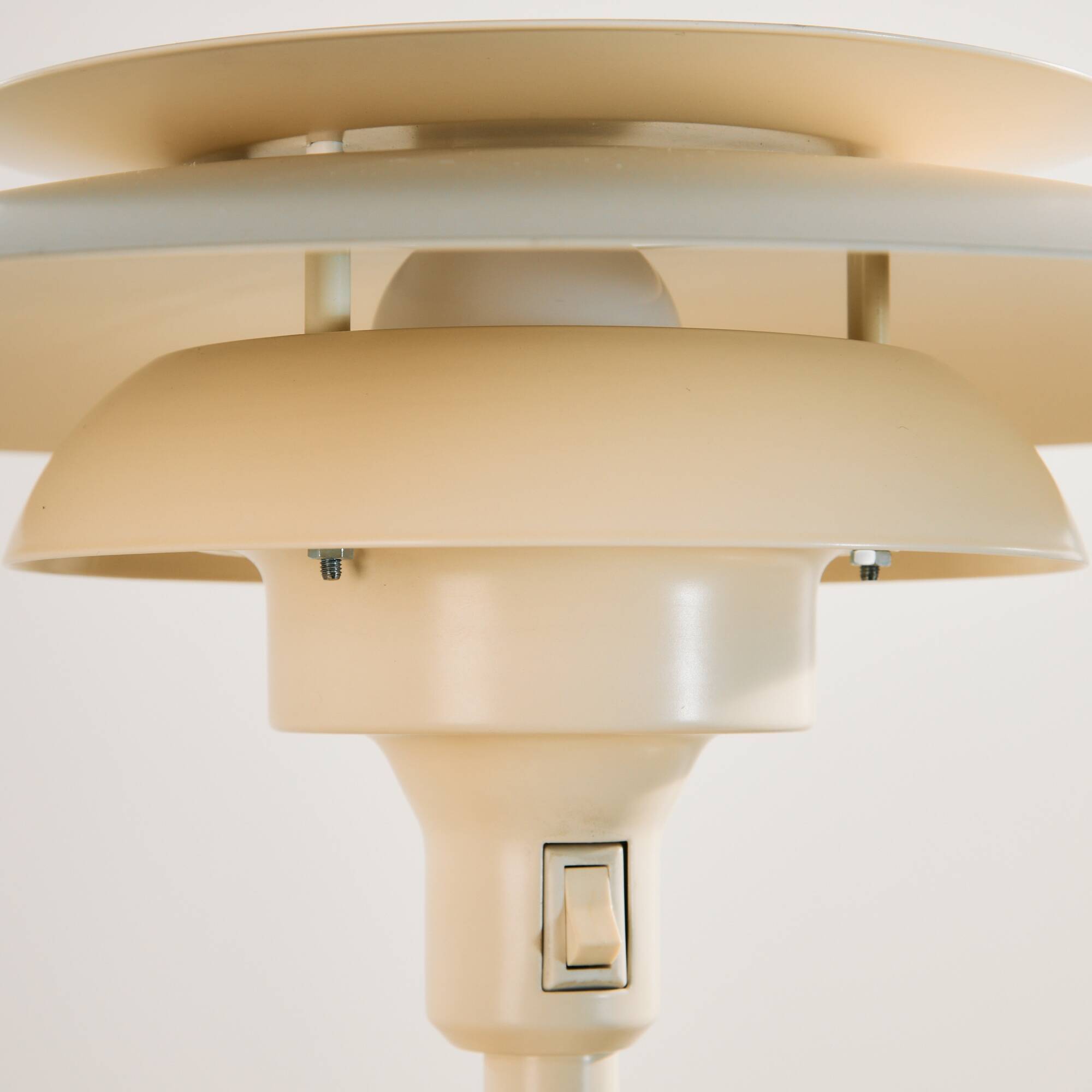Danish table lamp with three shades