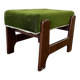 Vintage green step stool / pouf / kitchen step stool