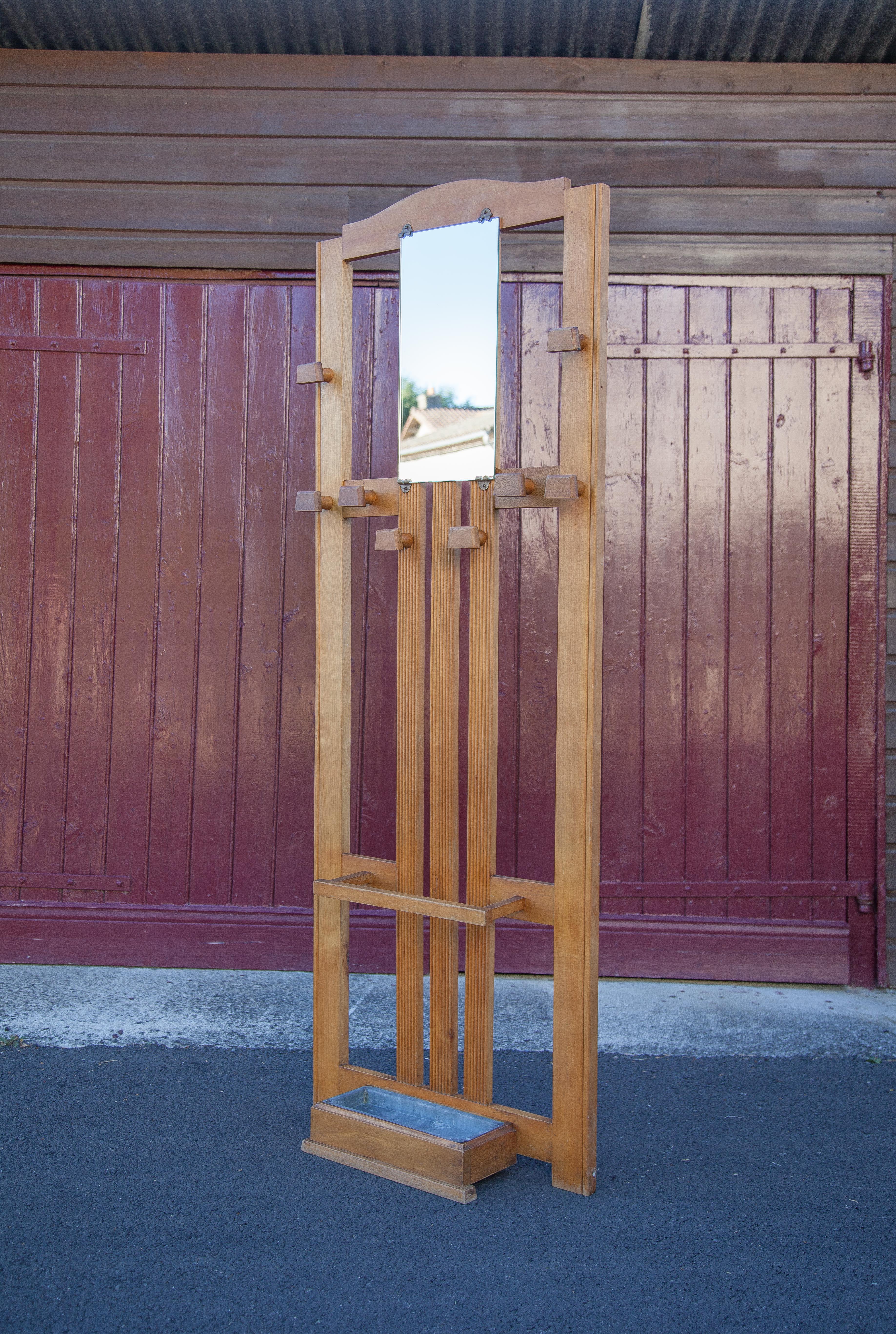 Coat rack wardrobe 50s