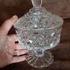 Sweet jar or glass sugar bowl