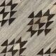 Grand tapis Kilim en laine neutre, tissé à plat géométrique tribal fait main 294 x 259 cm