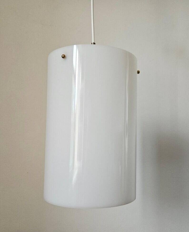 Set of Three Rare Midcentury Pendants Fog & Morup, Denmark, 1960s