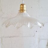 Pressed glass suspension