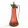Carafe, Art Nouveau, glass, Czechoslovakia, early 20th century