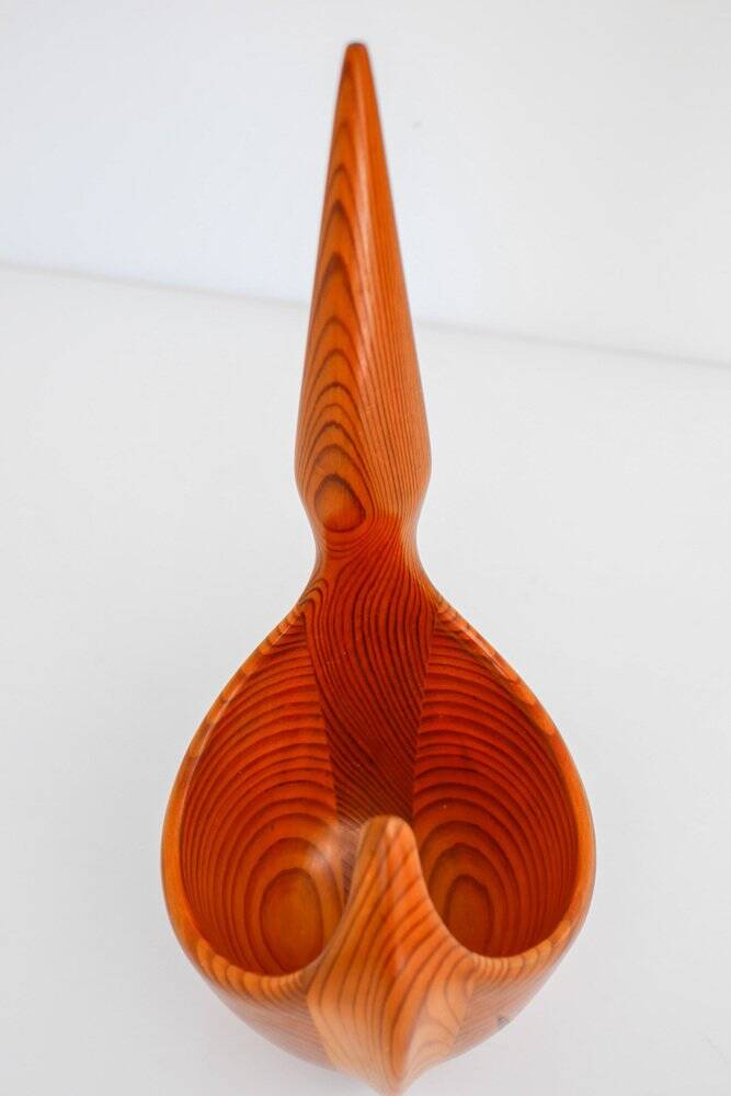 Vintage Swedish wooden bowl by Johnny Mattsson, 1959
