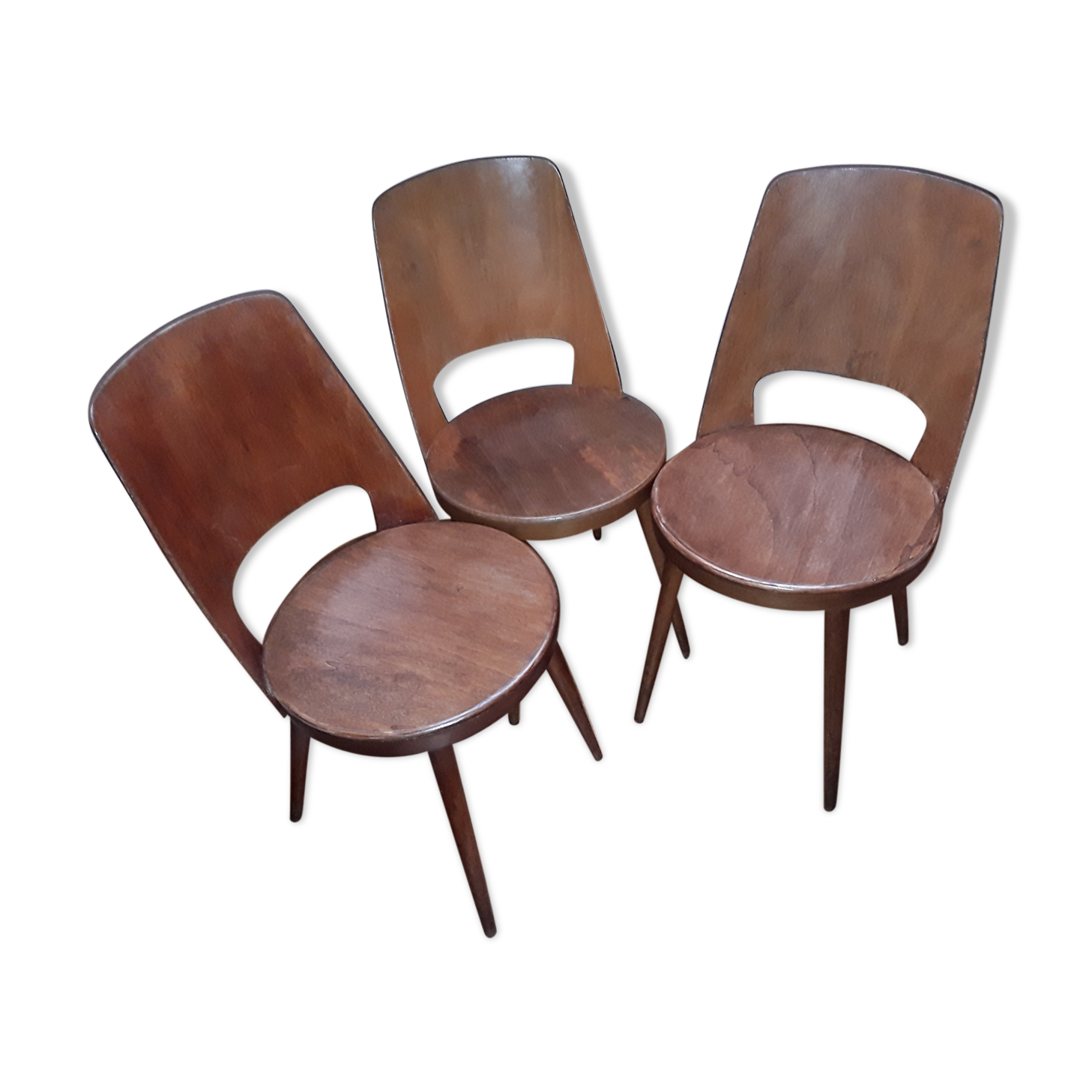 Set of three chairs Baumann Mondor