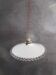 Antique white opaline pendant light