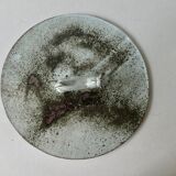 Sandstone cheese platter by Chantal and Thierry Robert, 70s