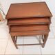 3 30s mahogany pull-out tables in their juice