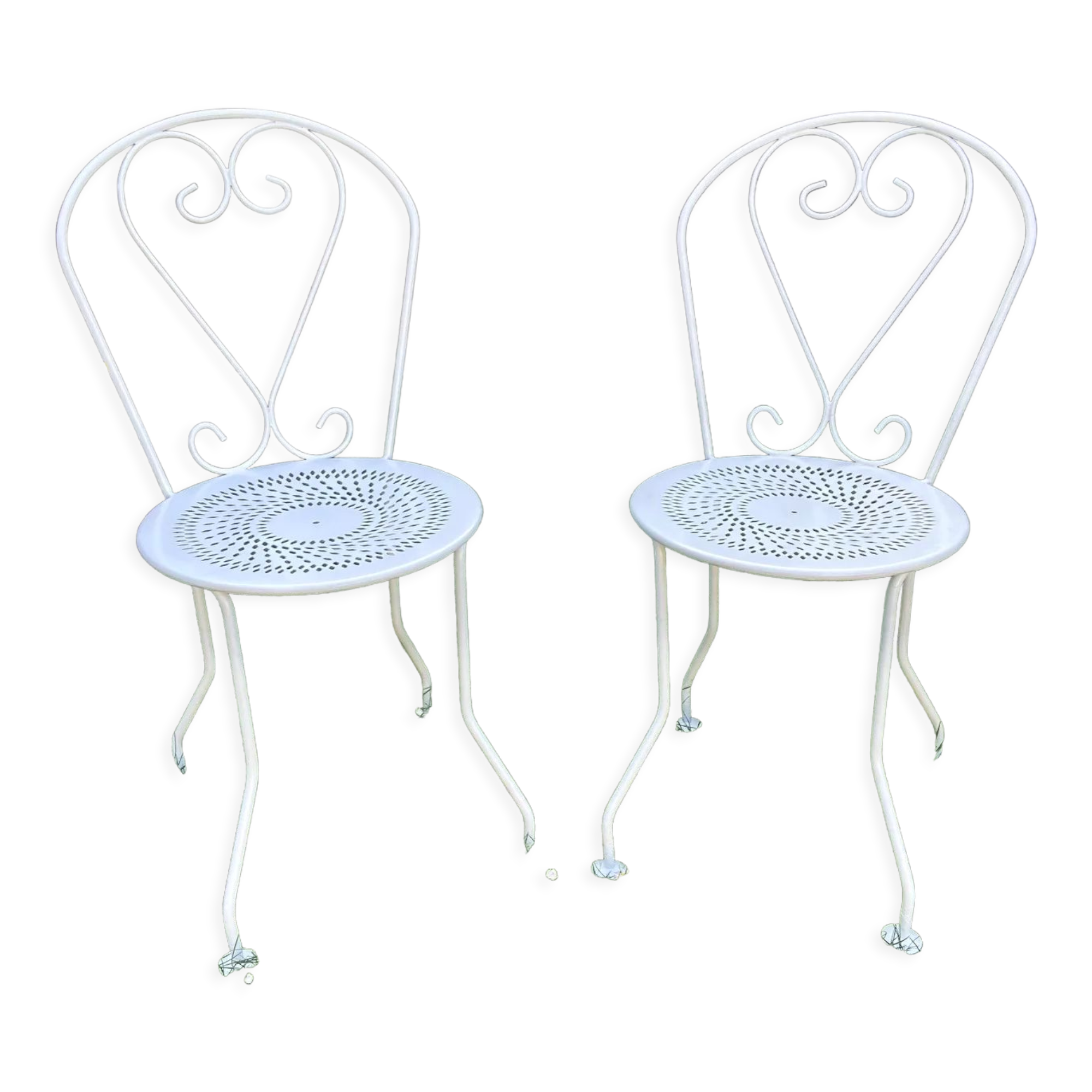 Wrought iron chairs