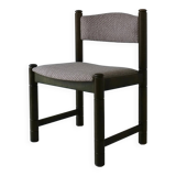 4 green carved wooden chairs | Scandinavia | 1960s