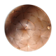 Pink pressed glass hanging lamp