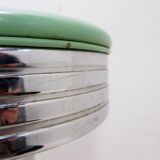 Paire de tabourets vintage style rétro des années 1950