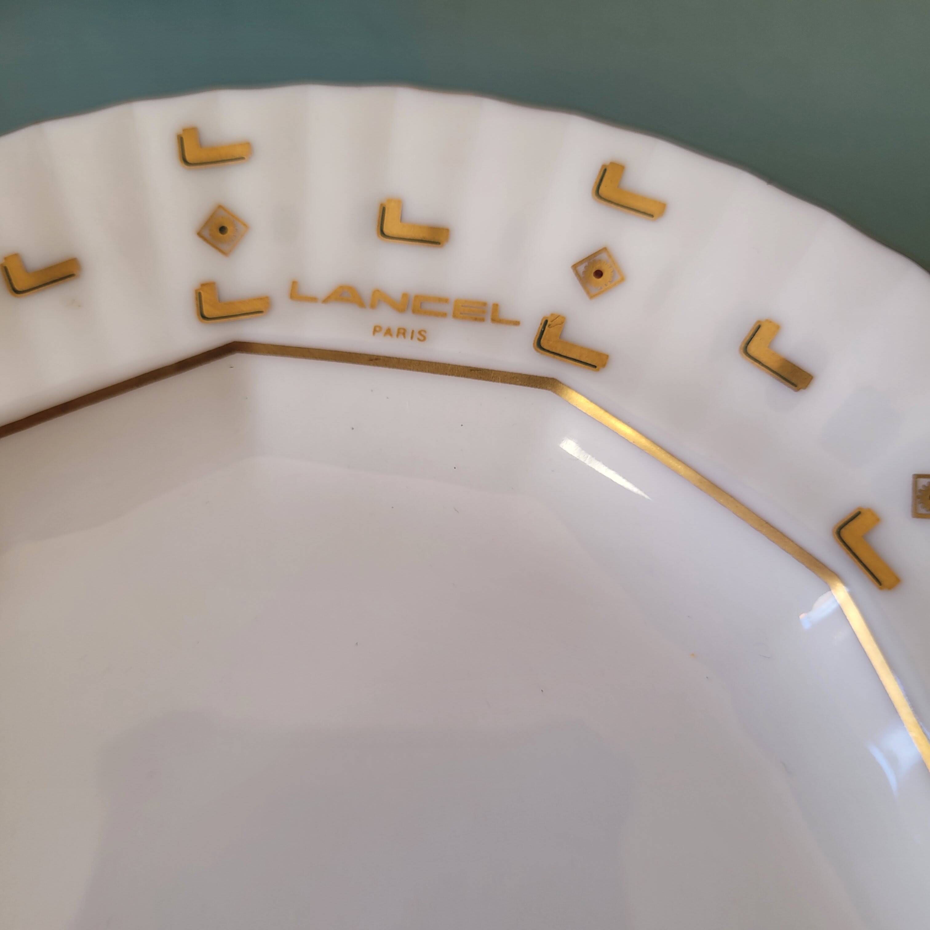 Set of 2 Lancel empty plates/pockets