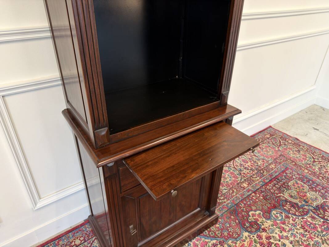 Classic English Mahogany Bookcase