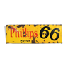 Plaque émaillée publicitaire « Phillips 66 »