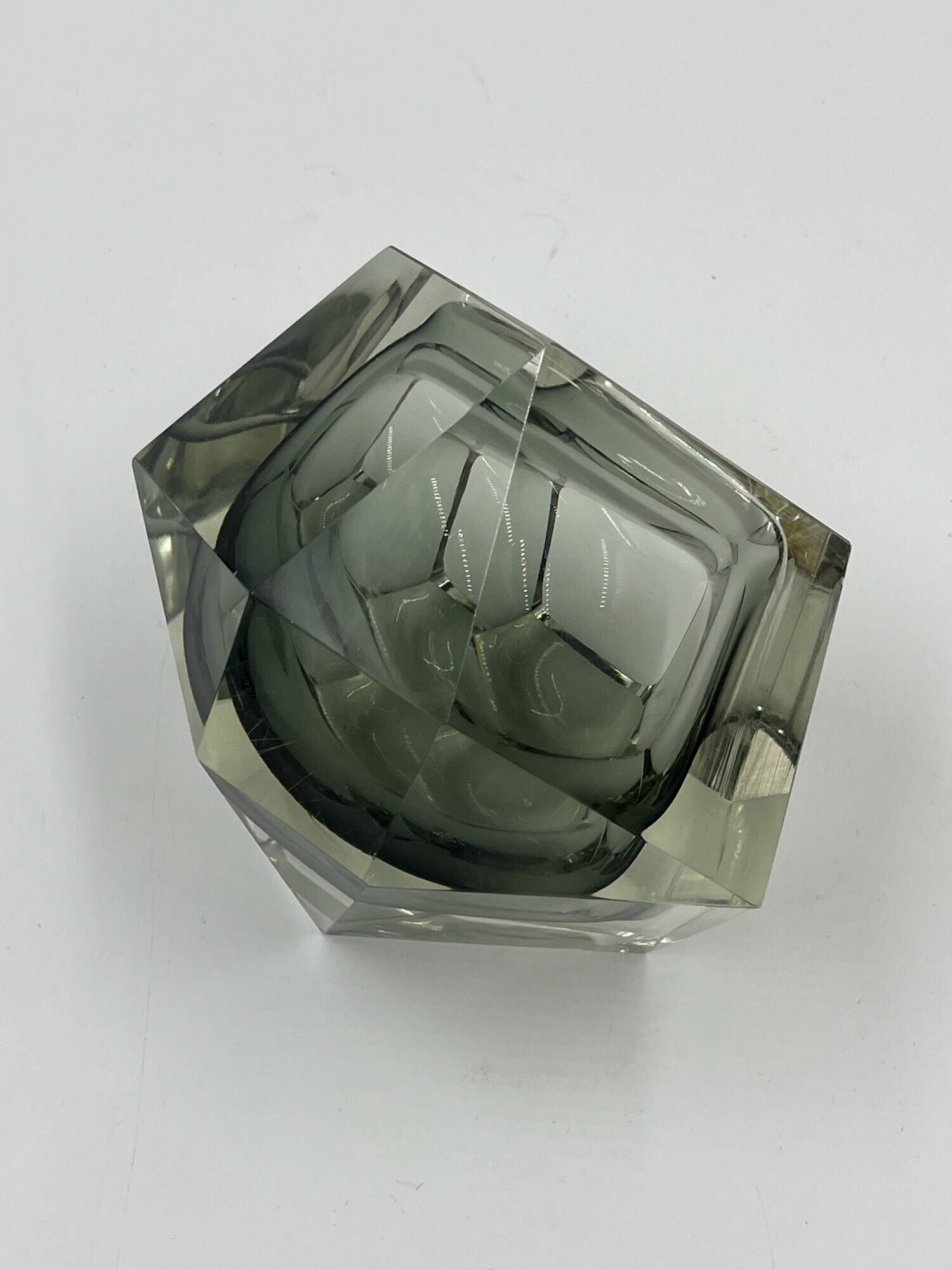 Diamond Ashtray Murano Flavio Poli