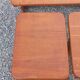 Set of 3 nesting tables in Scandinavian style made of teak from the 1970s.