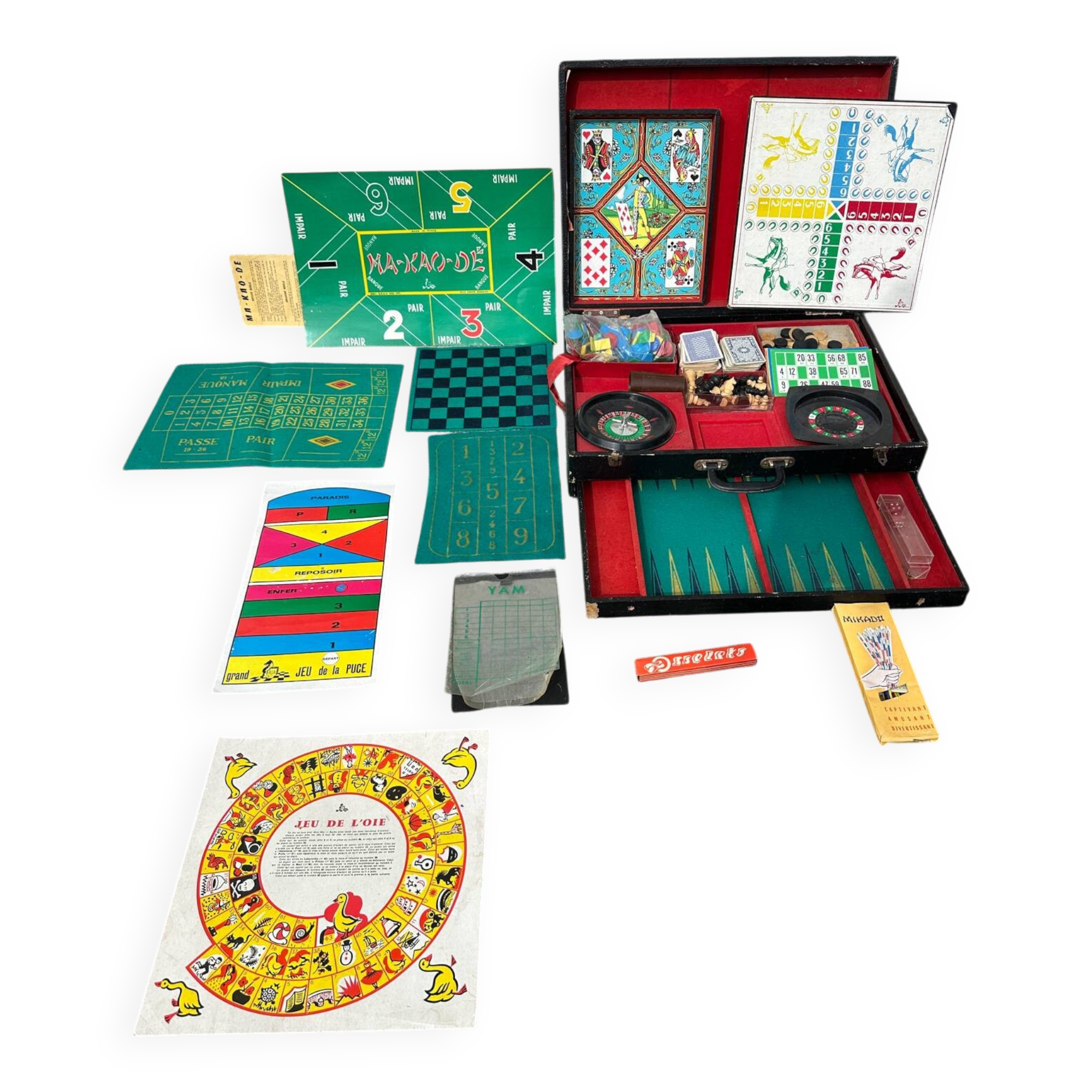 Old board game box