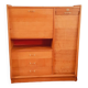 Meuble de bureau vintage année 50 en chêne