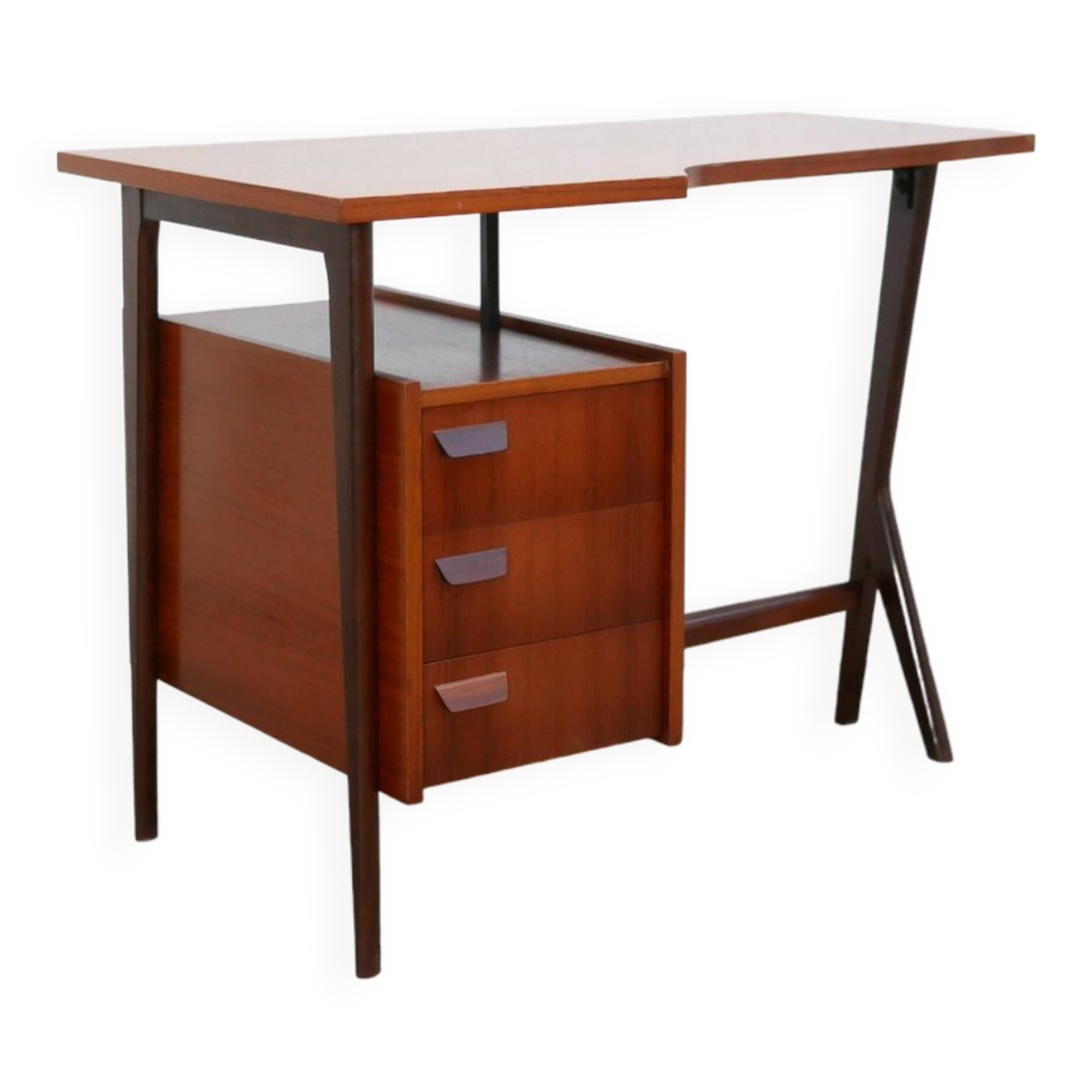 Vintage Scandinavian teak desk