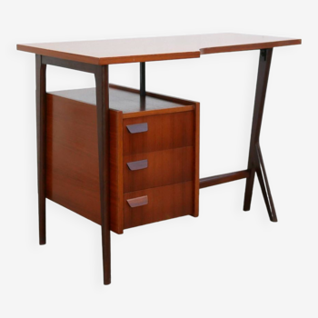 Bureau scandinave vintage en teck