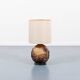 Vintage Danish ceramic relief table lamp, 1960’s