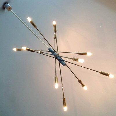 Sputnik chandelier by Stilnovo, Italy, 1958