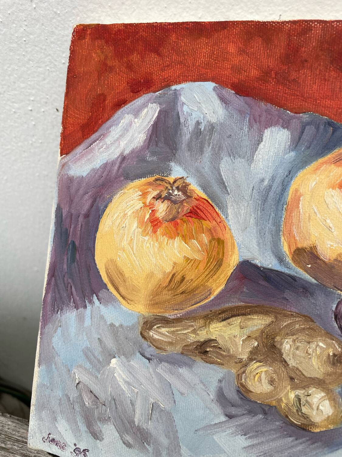 Still life oil painting