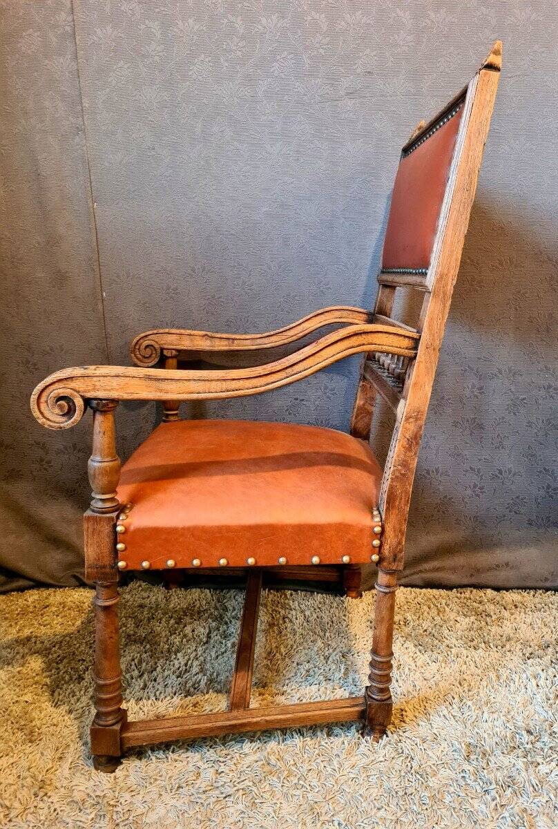 20th century oak armchair