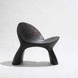 Anetos armchair in black wood