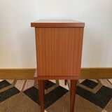 Bedside table compass legs