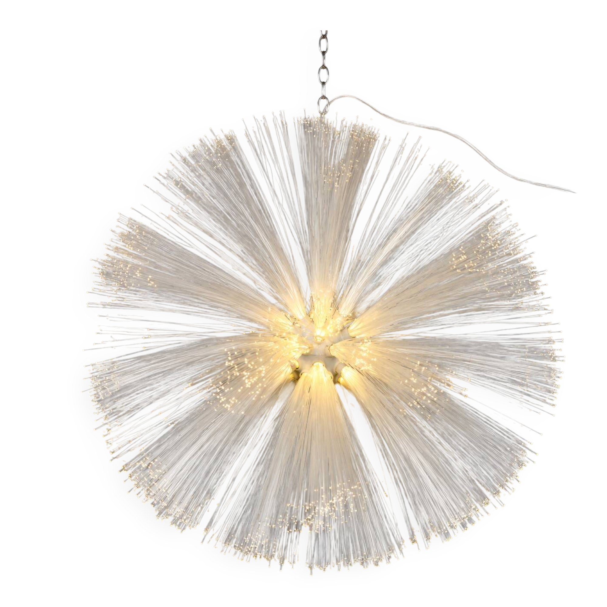 Fibre optic lamp.