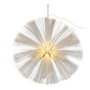 Lampe à fibres optiques.