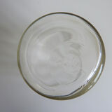 2 old-faceted glasses