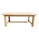 Table de ferme bois brut massif